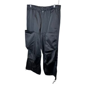 Zara wide‎ leg bungee pants-s